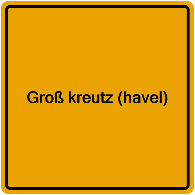 Einwohnermeldeamt24 Groß kreutz (havel)